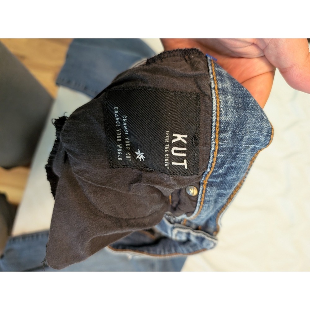 KUT from the Kloth Straight Leg Women's Size 14 Denim Blue Jeans - Picture 8 of 9